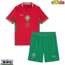 Morocco Youssef En-Nesyri #19 Replica Home Minikit World Cup 2026 Short Sleeve (+ pants)